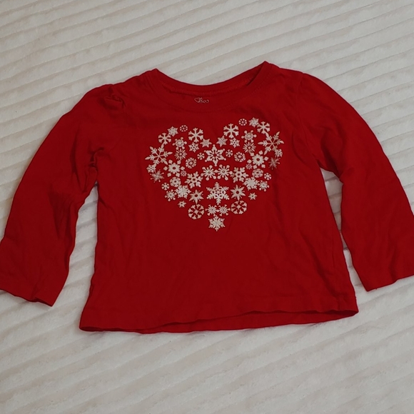 The Children's Place Other - 🎁Children's Place Snowflake ❤ long sleeve sz 3T